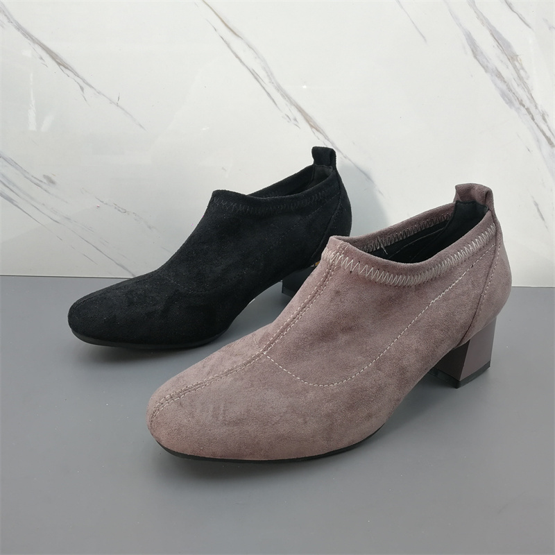 韩版潮流深口秋冬女单鞋潮