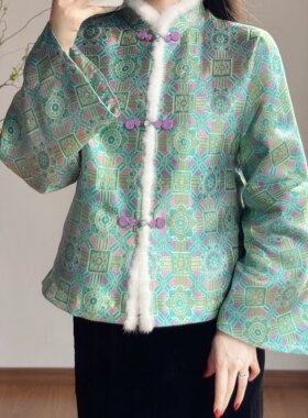 新中式国风改良外套女棉服