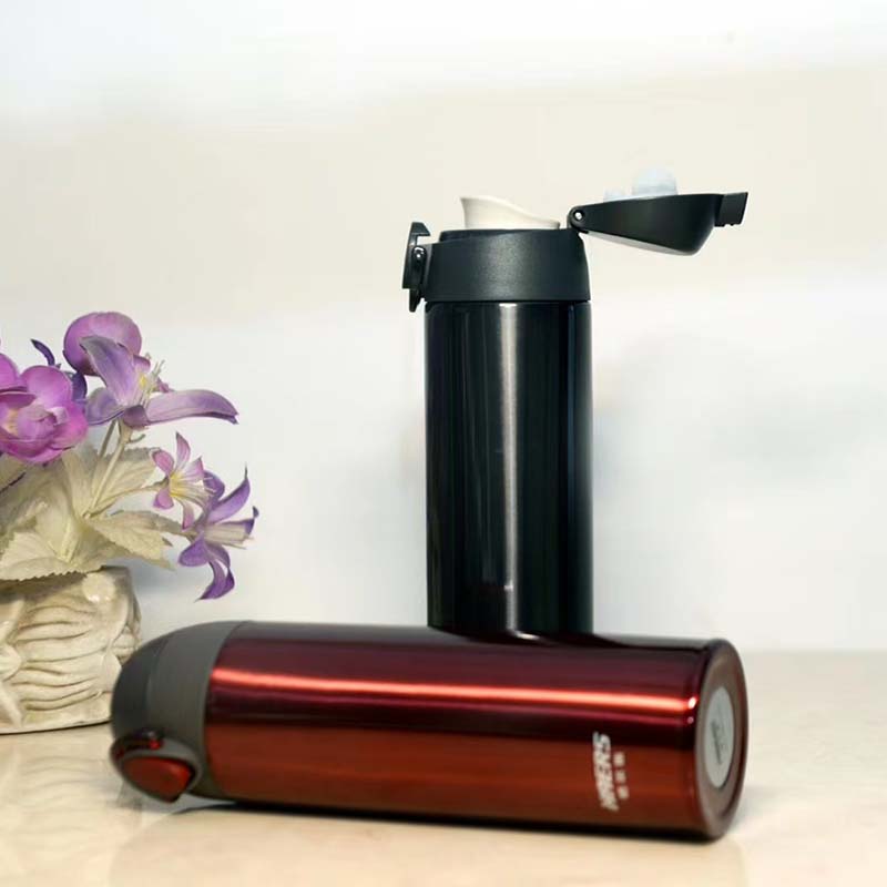 哈尔斯500ml弹跳盖轻量保温杯