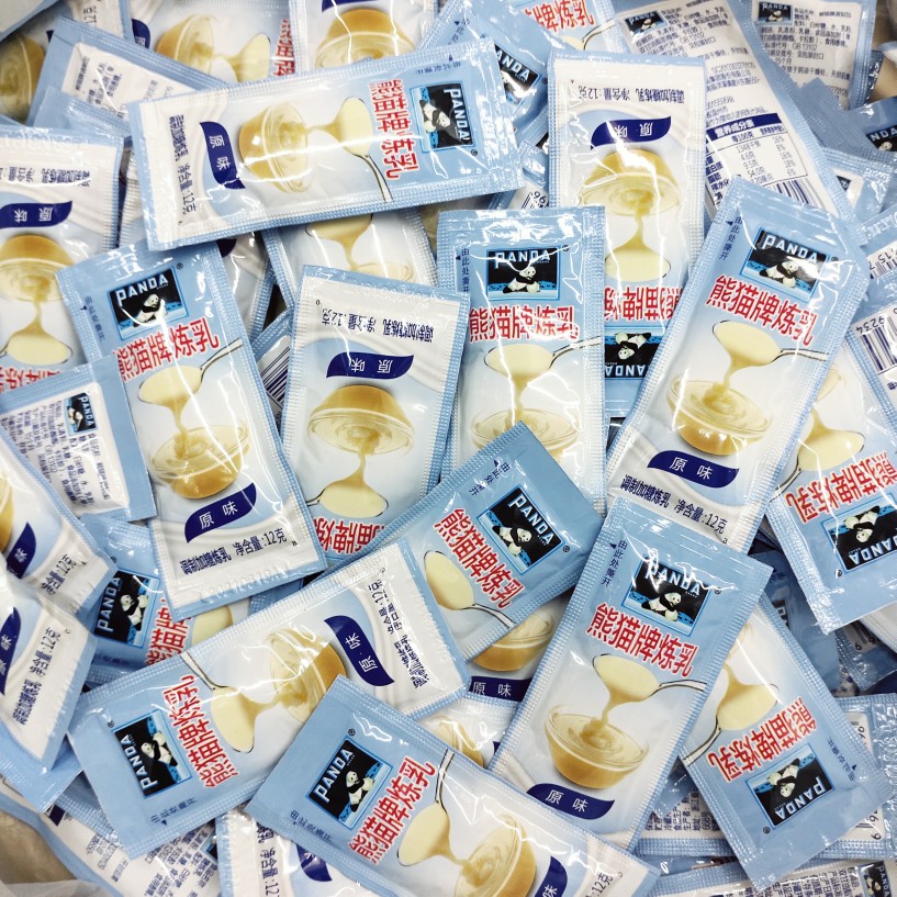 熊猫牌炼乳12g*30小包炼奶咖啡甜点蛋挞早餐面包调制加糖馒头炼奶