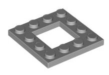 小颗粒拼装特殊异形板积木零件 中空4*4板 64799 NO.G571