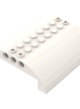 兼容积木54095弯曲斜率8 x 8 x 2双飞船仓弧形盖MOC配件零件