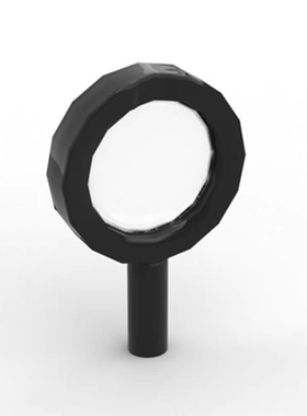 兼容乐高 10830/30152 配件零件放大镜 MOC补件 拼装拼插玩具