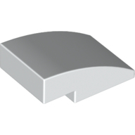 小颗粒斜坡光面砖积木零散件零件 弧形2*3 24309  NO.G1123