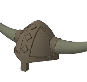 【开智】维京战士头盔+虎牙 x1533+88513/53451 1套 NO.KA437+359