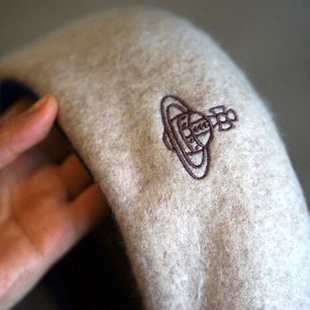 三野集市 升级款超好质感日本西太后土星刺绣帽可调节纯羊毛秋冬