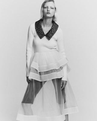 bibiy秋冬 纯元 人气可拆卸领毛衣 专柜