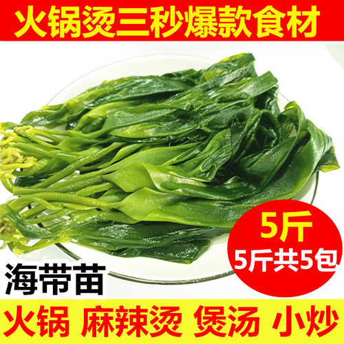 小海带苗嫩5斤新鲜福建霞浦特产嫩海带芽凉拌菜海带薄嫩三秒火锅 - 封面