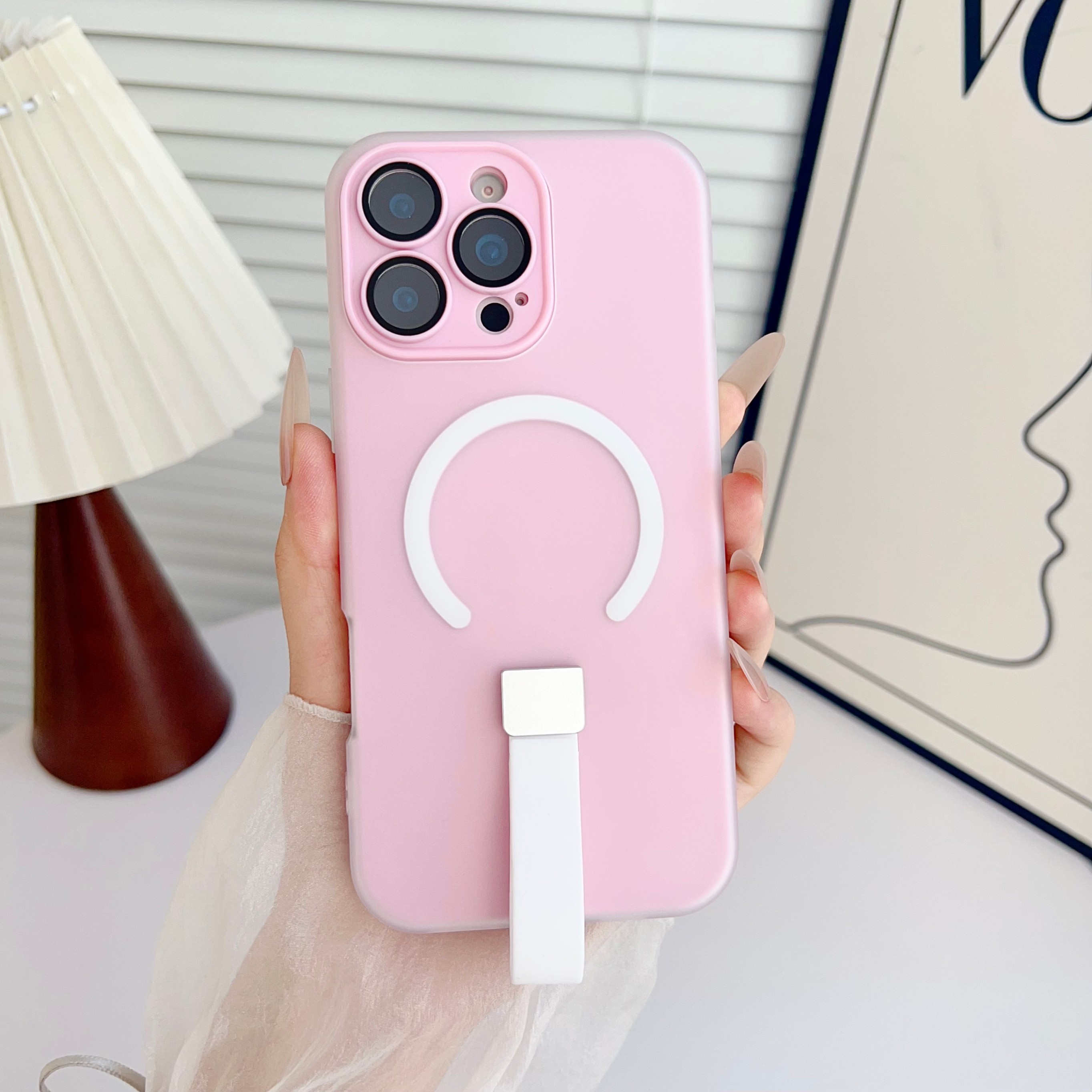 底田适用17苹果16手机壳粉色鹰眼果冻硅胶带iphone16promax新款磁吸镜头膜15pro防摔14高级感13精孔保护网红