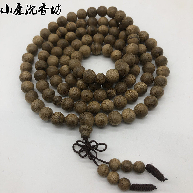 文莱软丝沉香手串108颗