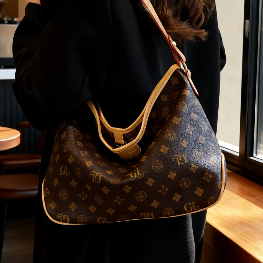 百搭腋下斜挎包大容量托特包