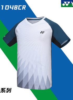 2024新款YONEX尤尼克斯羽毛球服男女款速干运动短袖T恤110104BCR