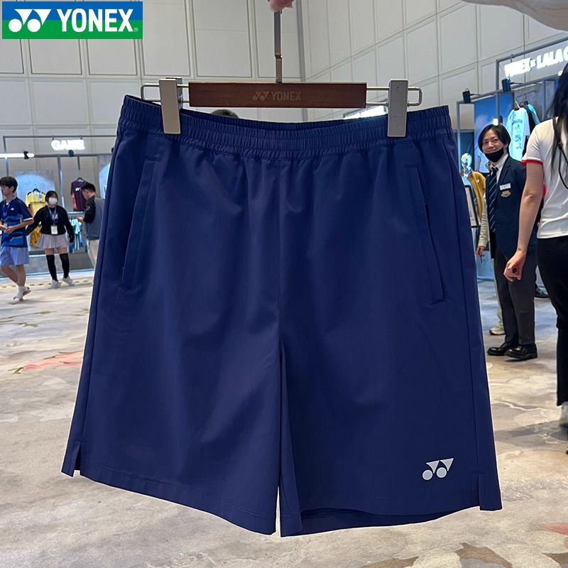 新款YONEX尤尼克斯羽毛球服男女运动跑步吸汗短裤速干1202625BCR