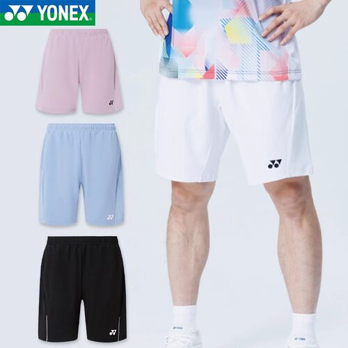 2025新款尤尼克斯YY羽毛球服男女运动跑步短裤速干120015/220015