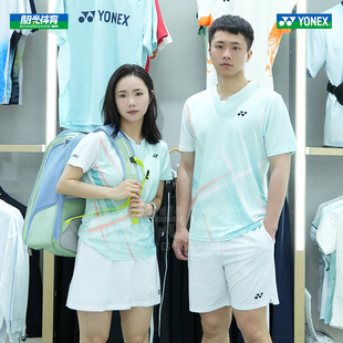 2025新款YONEX尤尼克斯羽毛球服短袖男女yy速干运动110105/210105