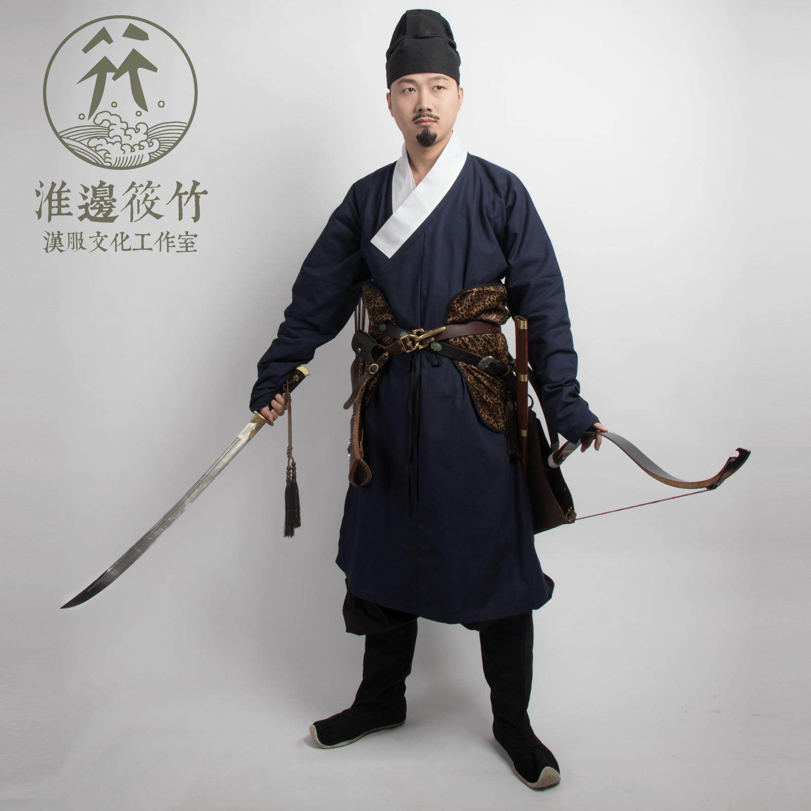 窄袖直裾,曲裾和直裾,直裾_文秘苑图库