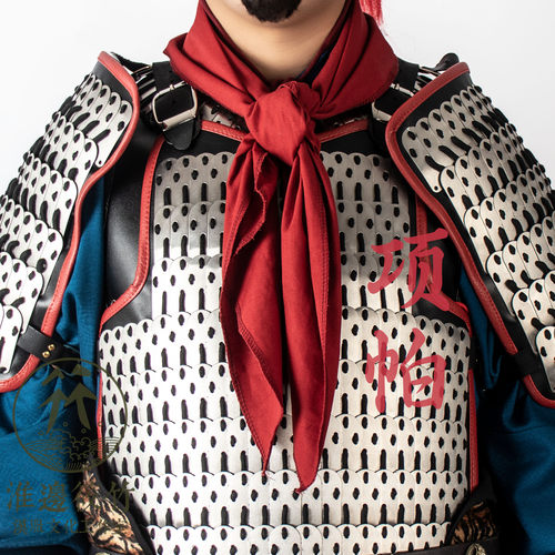 盔甲配饰汉服武士领巾围脖