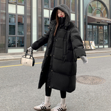 现货90白鸭绒长款面包羽绒服女282-91880-P350-K585，女装羽绒服，浙宝282