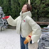 年货马+25冬韩版甜美面包加厚短款羽绒服282-B9909-P205-K315，女装羽绒服，浙宝282