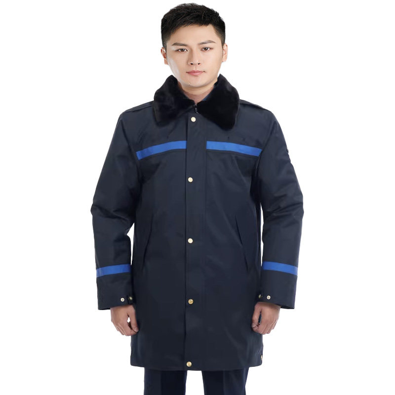 冬季老款新款交通路政大衣高速收费员防寒服管护工作服路产棉服