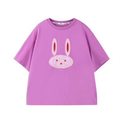 【七七酱粉丝专享】儿童兔子贴布绣T恤
