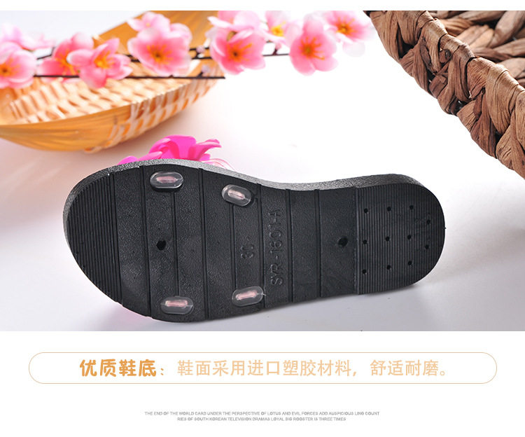 Pantoufles enfants en autre pour été - semelle PU - Ref 986795 Image 5