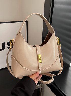 高级感小众设计包包女2025新款水饺包百搭通勤手提单肩斜挎包