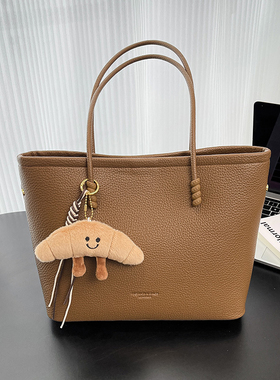 高级轻奢大容量包包女2025新款百搭质感单肩包秋冬小众通勤托特包