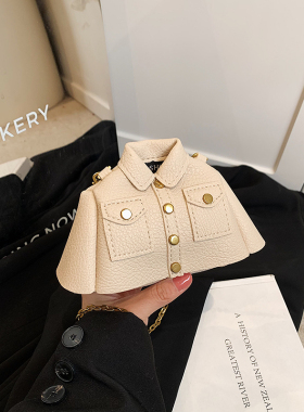 网红包包新款洋气迷你个性衣服包时尚女童斜挎包百搭小女孩配饰包