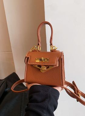 网红女孩小包包儿童斜挎包时尚女童凯莉包洋气公主宝宝零钱手拎包