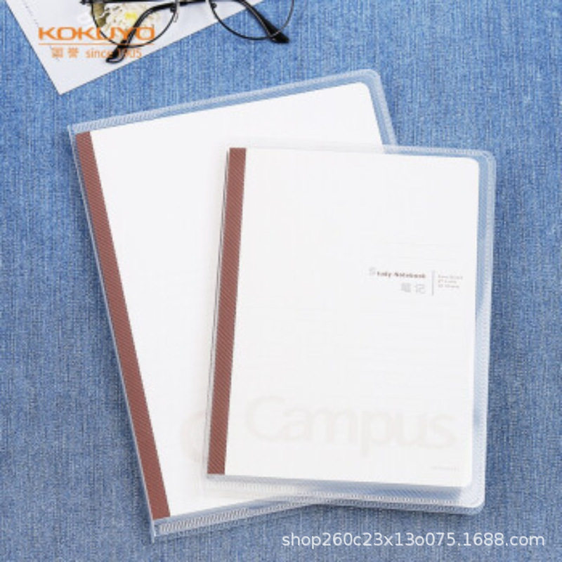 国誉(KOKUYO)B5笔记本子收纳册Campus学生磨砂PP面封套本80页