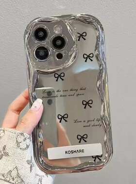 黑色蝴蝶结支架适用opporeno12pro手机壳硅胶findx7/一加ace3/12创意vivos19pro/s18/x100s/y200gt/iqoo12/11