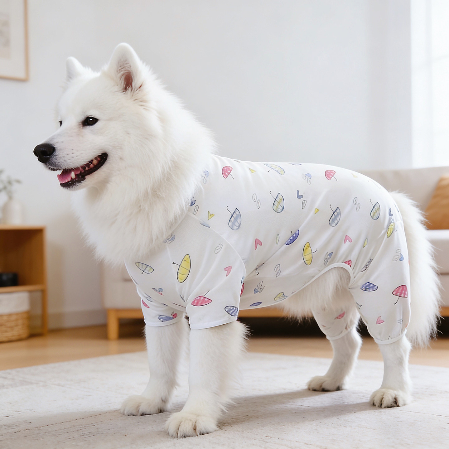 宠物狗狗衣服夏季天四脚防晒衣薄款柯基萨摩耶背心小中大型犬透气