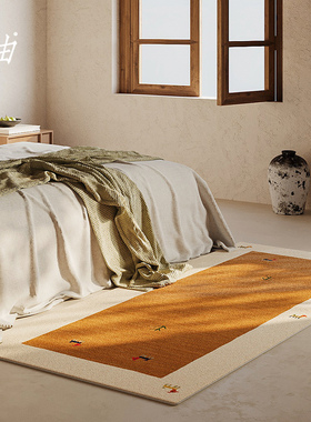 寻由经典加贝民族风地毯北欧美式客厅沙发复古波斯卧室床边地毯