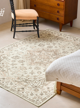 寻由柔绒秘境民族风地毯波斯客厅卧室复古美式轻奢高级感可机洗