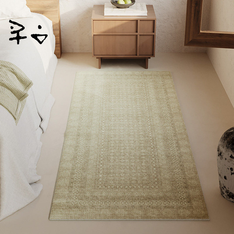 寻由花影回廊卧室房间床边毯复古客厅沙发茶几毯飘窗高级轻奢地毯