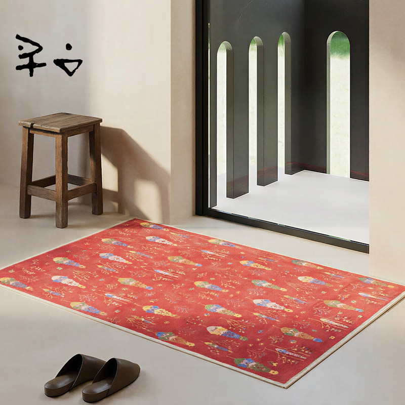 寻由入户门垫复古门口地垫轻奢高级感厨房厕所脚垫防滑耐磨地毯,居家布艺,入户地垫,淘宝优惠券,粉丝福利购,淘宝优惠卷