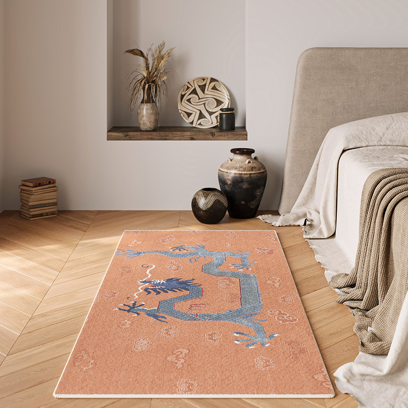 寻由床边毯地毯2024龙年