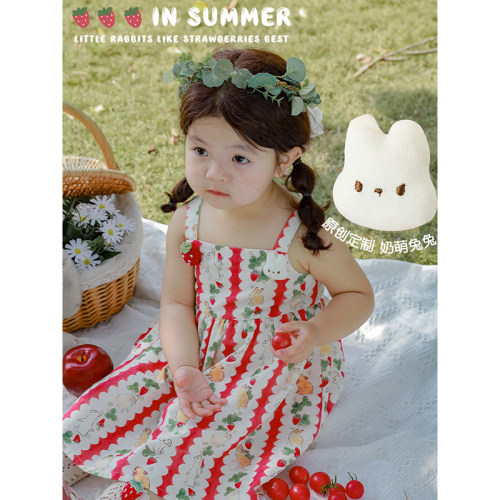 幼悠女童夏季休闲潮流连衣裙