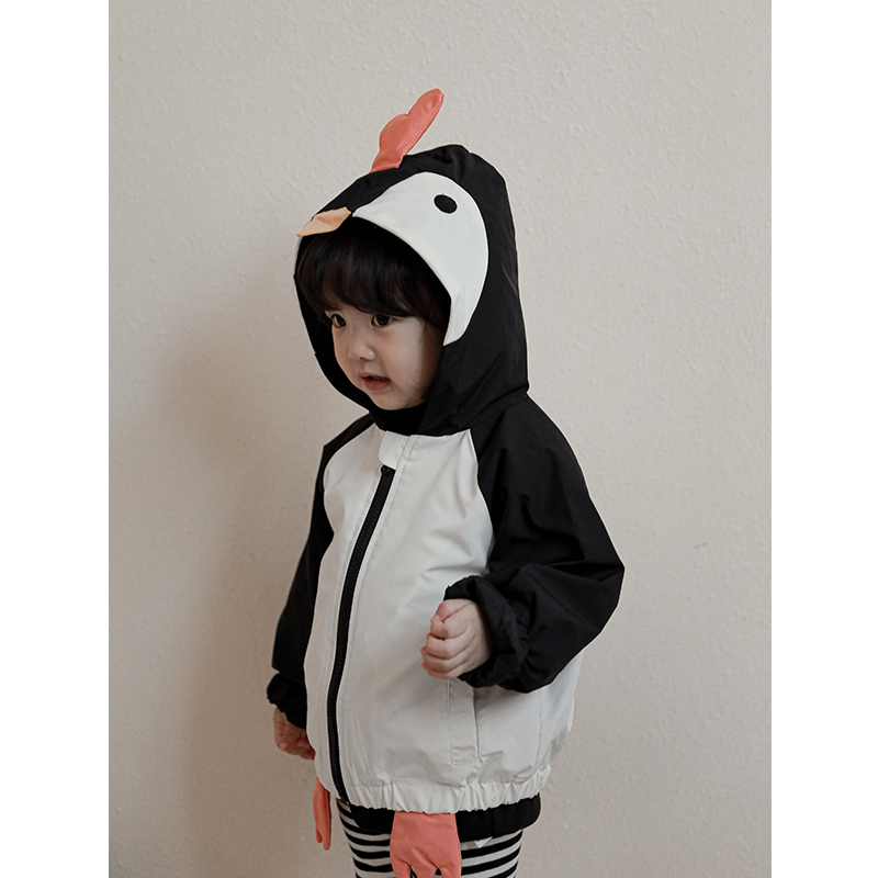 幼悠秋冬休闲连帽冲锋衣