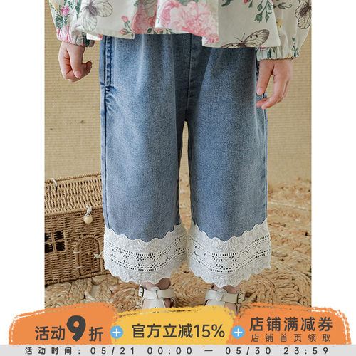女童休闲百搭牛仔裤时尚