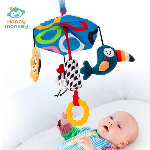 Happymonkey吊伞床铃安抚玩具