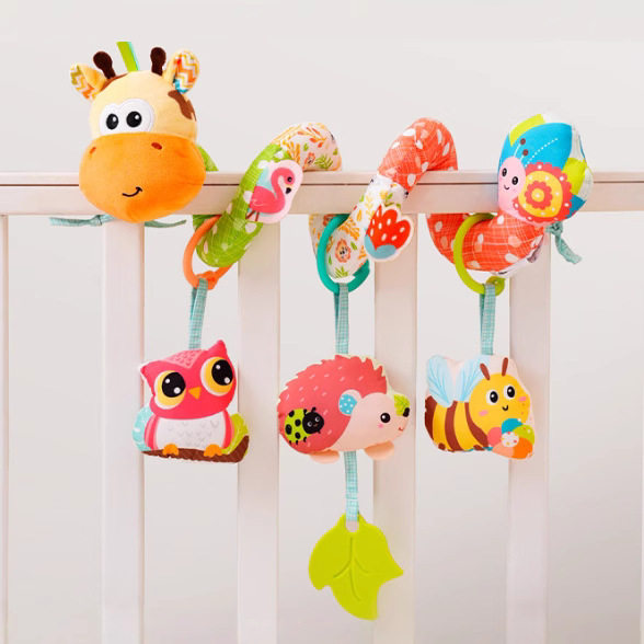 Jollybaby婴儿床绕音乐床铃床挂风铃宝宝哄睡玩具挂饰软挂件礼物