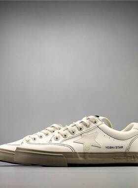 捡漏外贸男士小众日常运动休闲板鞋春秋季百搭复古脏脏小白鞋潮鞋