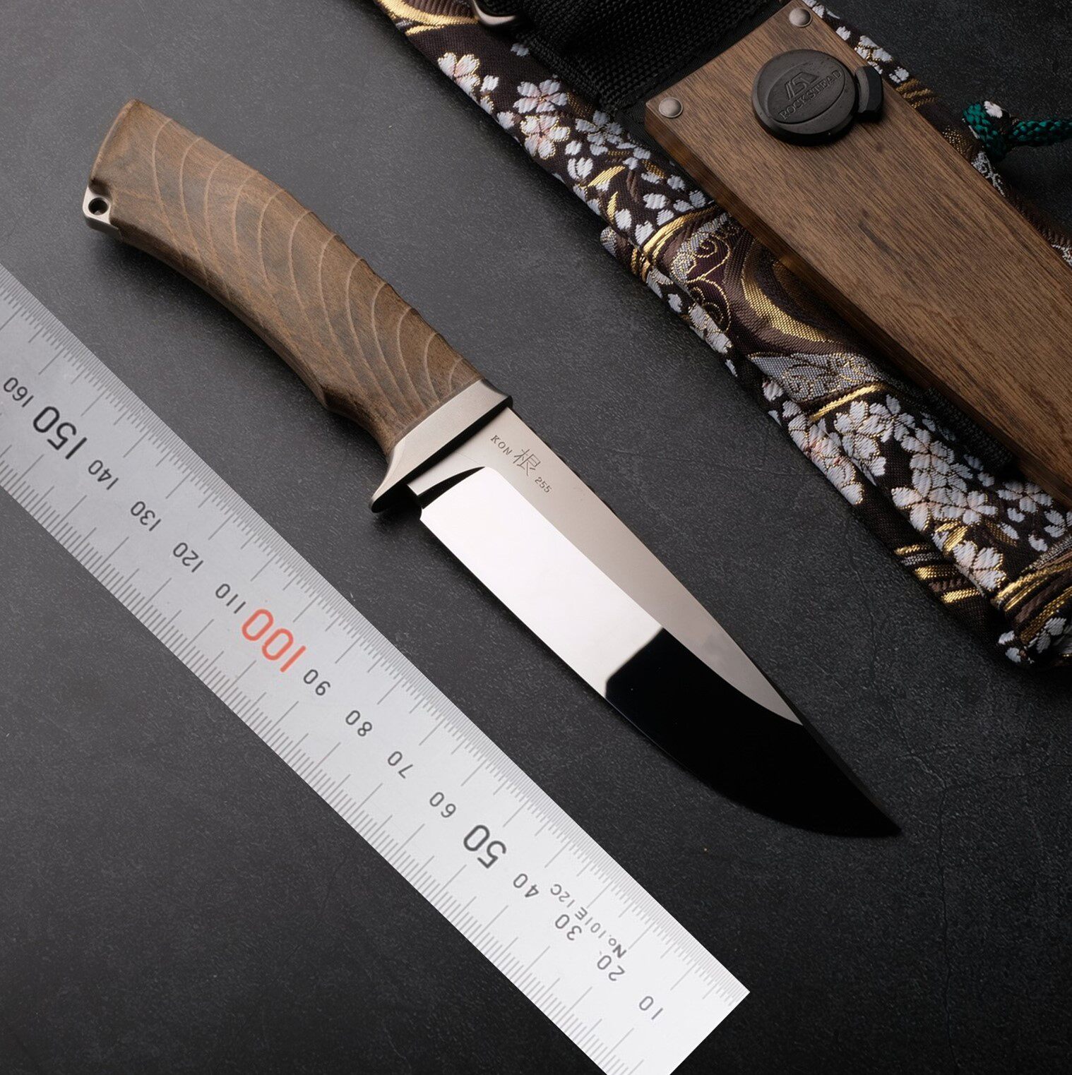 花田洋kon根zdp189手工镜面直刀户外刀日本露营野外rockstead