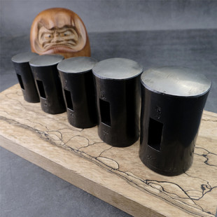 日本深山手打达摩型玄能凿刨燕尾榫木工雕刻木雕工金工皮具用锤子