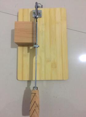 特制钢年糕切片机切片刀切肉机切年糕切阿胶切药材切冻肉竹板底座