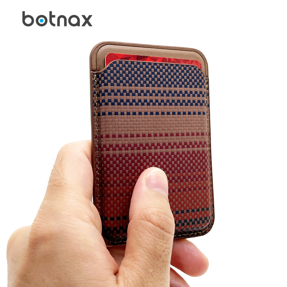 botnax磁吸手机卡包magsafe适用于苹果17promax凯夫拉芳纶纤维防丢卡套16iPhone15背贴14Air13卡片收纳壳12