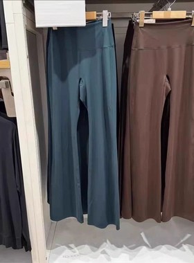 日单女装高弹力喇叭紧身裤防紫外线打底新款480809喇叭紧身裤