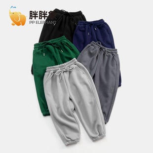 男女童裤子春秋冬装款童装儿童卫裤小孩休闲裤运动外穿长裤5-14岁